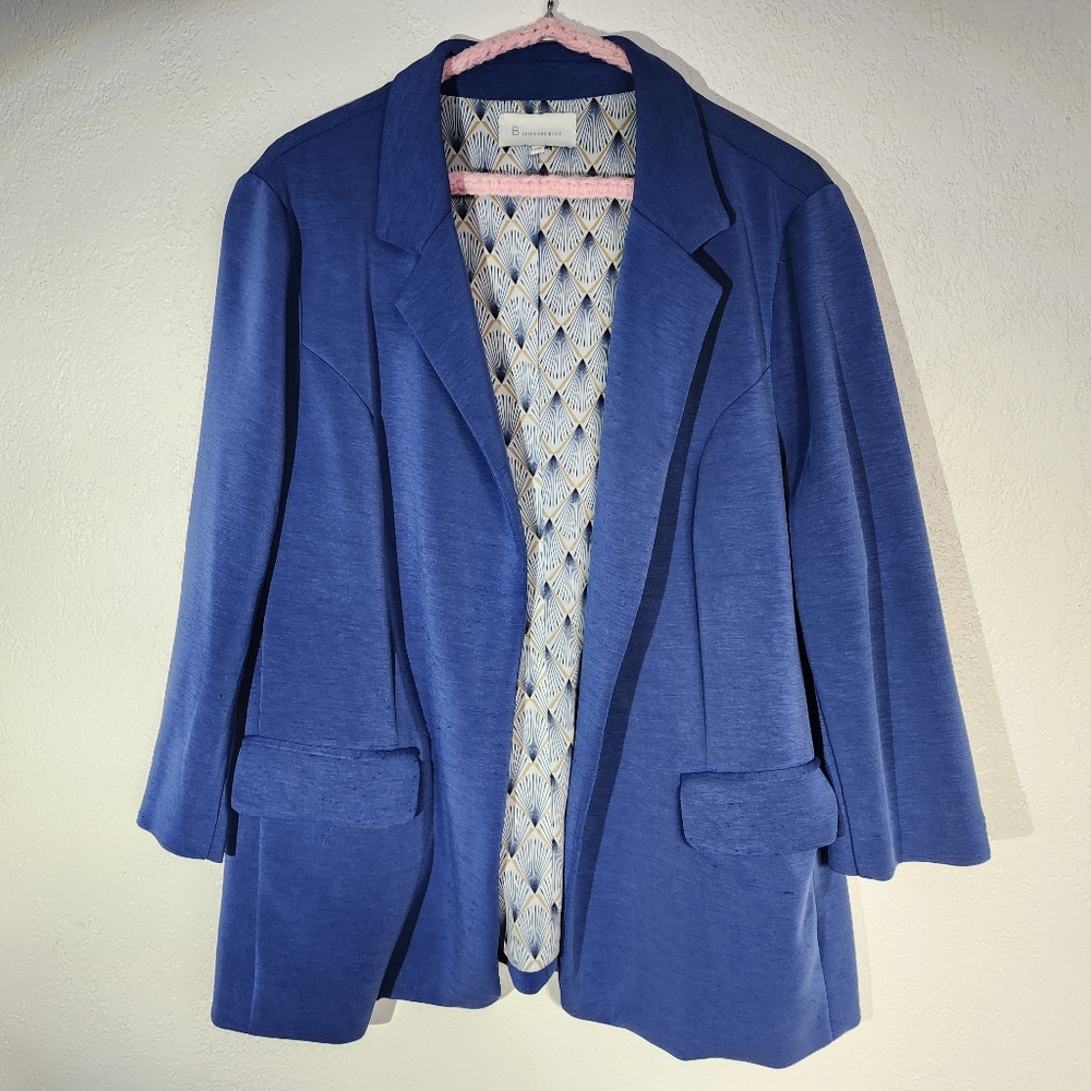 Skies Are Blue Modal Blazer, Cobalt